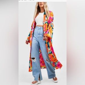 Boohoo maxi kimono New without tag. Bundle and save!